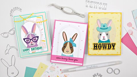 Scrapbook.com | Rabbit Die Set