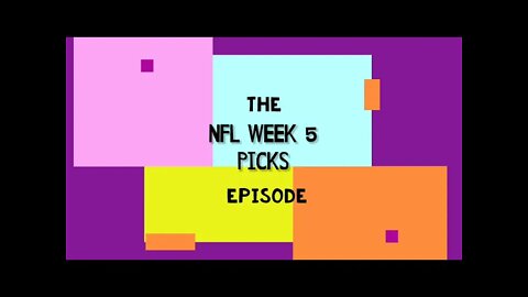 NFL Week 5 picks against the spread. 12-5-1 on the year.