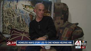 Homeless man's story led to one woman's help