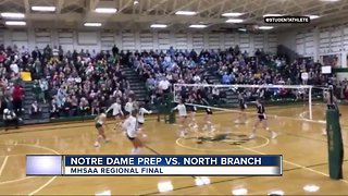 Notre Dame Prep and Stevenson win regional volleyball titles