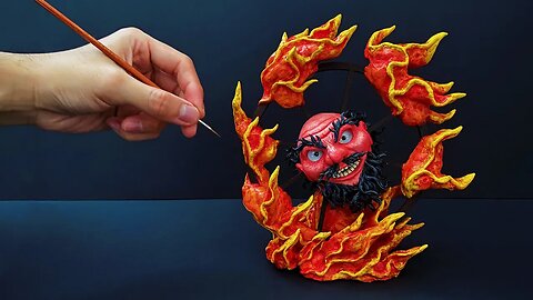 Making a SOUL STEALING Wheel of Fire (Wanyudo) - Yokai Series