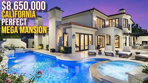 Inside $8,650,000 Perfect California Mega Mansion