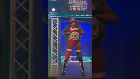 The MCW Women's Champ Gia Scott has Arrived 🔥
