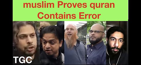 Muslim Admits quran Contains Error | Speakers Corner | Apologetics | Christianity | Dawah | Jesus