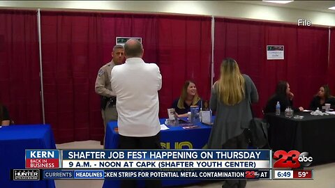 Shafter Job Fest Set For Thursday