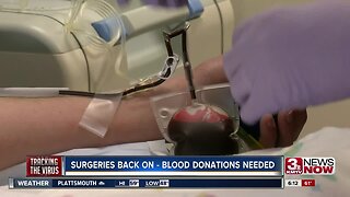 Surgeries back on, blood donations needed