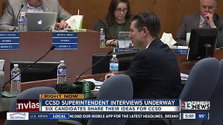 Interviews underway for CCSD superintendent