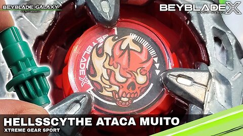 HELLSSCYTHE 4-60LF e uma técnica incrível! - Beyblade X ベイブレードX