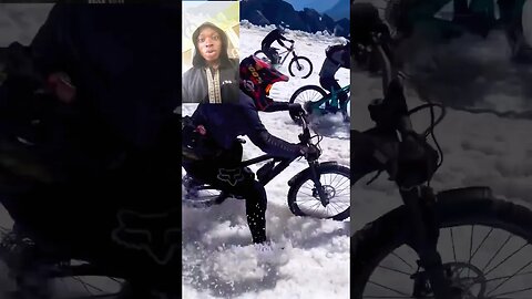 Riding in the snow ⛄️😳hahahaha #shortvideos #challenge #workout #sports #rider