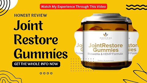 Prosper Wellness Joint Restore Gummies Reviews | Jointrestore Gummies Reviews | Knee Restore Gummies