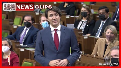 GLOBALIST TYRANT TRUDEAU GETS HECKLED/SHUT DOWN BY POLITICIANS IN PARLIAMENT - 6009