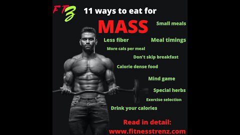 Bulking tips | tips to gain mass | Fitnesstrenz