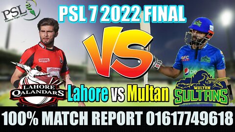 Multan Sultans vs Lahore Qalandars Live , Final Live , hbl psl 7 live, psl live streaming