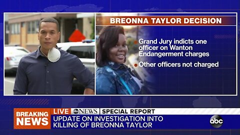 ABC News Special Report: One former officer indicted in connection with Breonna Taylor death