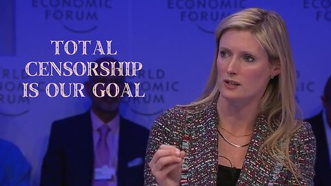 Davos Global Elite Summit | Speaker Rant: How To 'Force' Social Media Censorship