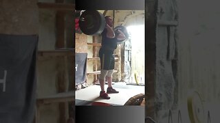 150kg / 330 lb - Hang Clean + Pause Jerk - Weightlifting Training