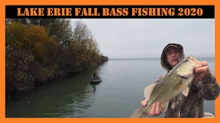 Lake Erie Fall Bass Fishing 2020