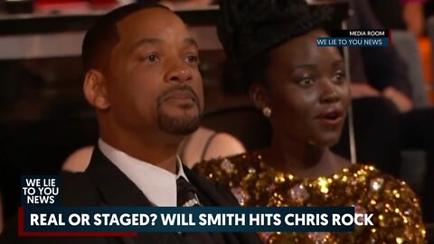 Hollywood's Satanist pedophiles Scum - Will Smith Hits Chris Rock - Staged or Real?