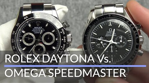 Rolex Daytona vs Omega Speedmaster - Which Famous Chronograph is King?