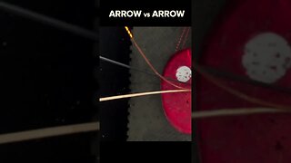 Slow Motion - Splitting wood and carbon arrows