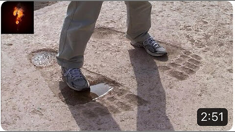 Giant Footprints Found At Ancient Temple?