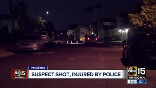 Suspect shot by police in north Phoenix