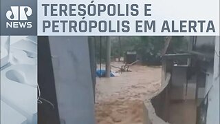 Forte chuva causa transtornos na região serrana do Rio de Janeiro