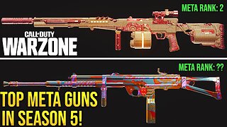 WARZONE: the META GUNS in SEASON 5 You Must Use! - (Warzone Best Loadouts)