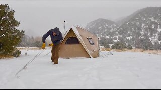 LIVING IN A TENT ALL WINTER IN COLORADO: A FEW DAYS IN THE SNOW