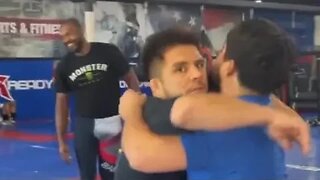 Jon Jones training at new gym with Henry Cejudo