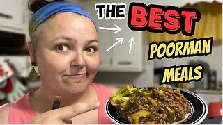 Poor Man Meals When Money is Tight || Easy & Delicious Cheap Dinners
