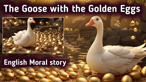 the goose with the golden eggs story in english