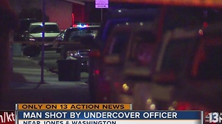 Man shot attempting to rob officer