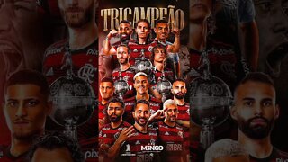 FLAMENGO TRICAMPEÃO DA LIBERTADORES! ❤️🖤🏆