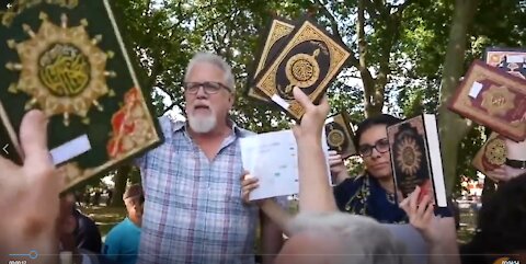 Muslims went crazy 26 different Arabic Qurans turn up to Speakers Corner