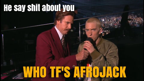 Eminem savage moment to afrojack