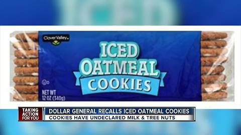 Dollar General issues voluntary recall on iced cookies