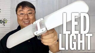 Budget $10 Slim 2 Panel Deformable LED Light Bulb Review