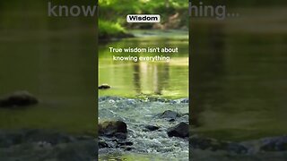 True wisdom isn't about knowing everything #shorts #facts