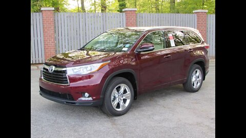 2014 Toyota Highlander Limited V6 AWD Start Up, Exhaust, and In Depth Review