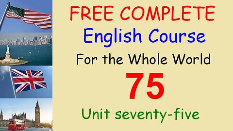 Checking in at the hotel - Lesson 75 - FREE COMPLETE ENGLISH COURSE FOR THE WHOLE WORLD
