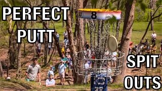 THROUGH THE CHAINS?!?!? - PERFECT PUTT SPIT OUTS - DISC GOLF COMPILATION