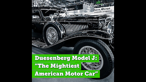 Duesenberg Model J: “The Mightiest American Motor Car”