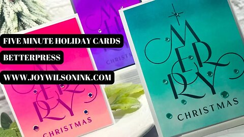 FIVE MINUTE HOLIDAY CARDS