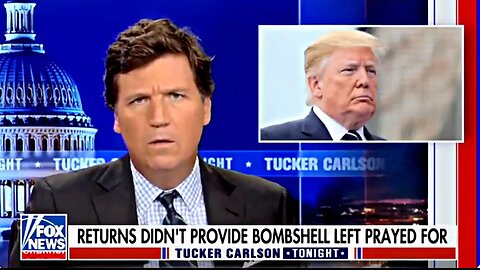 Tucker Carlson On Trump's Tax Returns : "Great Question"