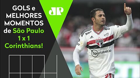 TEVE GOLAÇO ABSURDO E POLÊMICA! SÃO PAULO 1 X 1 CORINTHIANS | MELHORES MOMENTOS | BRASILEIRÃO 2022