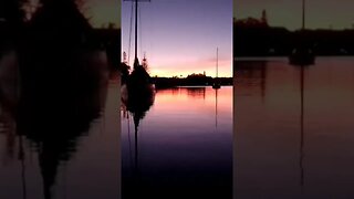 glassy sunset river cruise