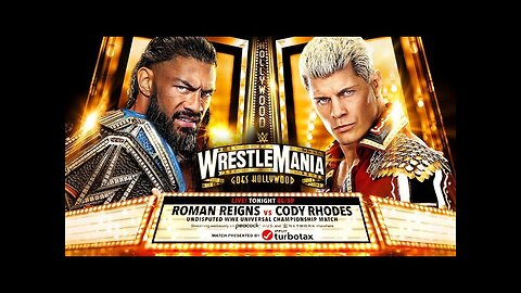 WWE 2K24 Cody Rhodes vs Roman reigns show case
