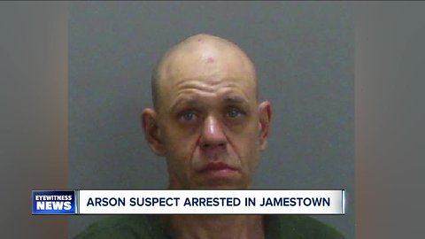 Fire seriously injures one, Jamestown man faces arson charge