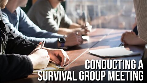 Conducting a Survival Group Meeting
